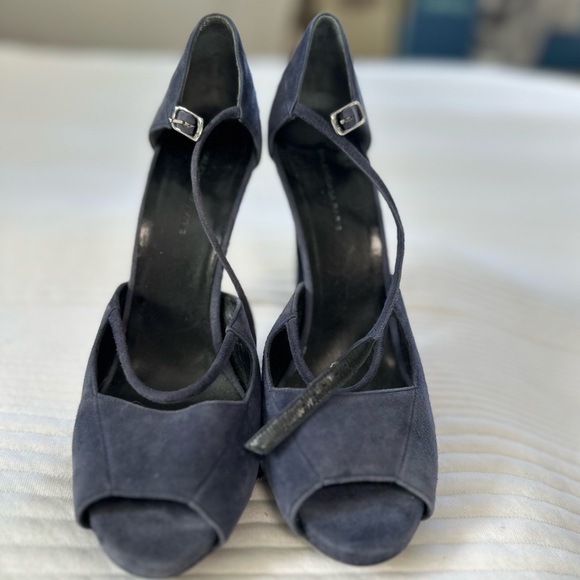 Balenciaga Peep Toe Platform with Ankle Strap - Picture 7 of 10